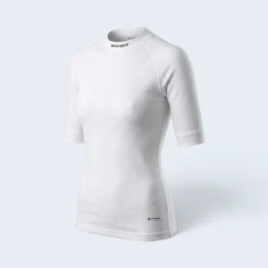 Biała koszulka termoaktywna Braća-Sport® – Shortsleeve treningowa